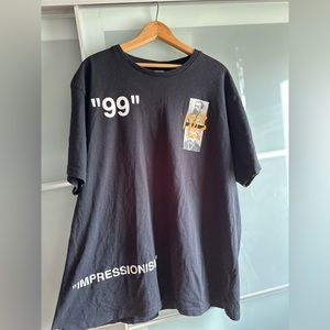 Off-White “Impressionismttt” T-shirt / Virgil Abloh Main Label